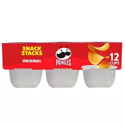 Pringles Snack Stacks Original Potato Crisps Chips - 8oz/12ct