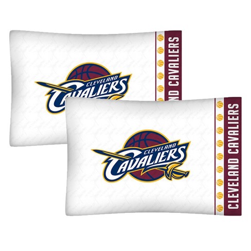 Set Of 2 Nba Pillowcases Basketball Team Logo Bedding Pillow Covers Cleveland Cavaliers