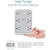 USB Wall Charger, Multi Outlet Extender Surge Protector, 6 Electrical Outlets Expander with 3 USB Charging Ports, 1080 Joules Multiple Plug Splitter - 3 of 4
