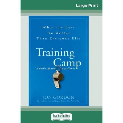 Training Camp - Large Print by  Jon Gordon (Paperback)