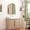 Spassway Recessed or Wall Mount Medicine Cabinet 24 x 36 Inch Bathroom Mirror Cabinet with HD Mirror, Black - 2 of 4