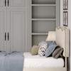 Whizmax Bed Frame Faux Leather Upholstered Platform Bed with Button Tufted and Adjustable Headboard Wooden Slat Support - 4 of 4
