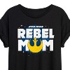 Women's - Star Wars - Rebel Mom Oversized Graphic T-Shirt - 2 of 4