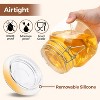 27oz airtight glass jars with lids, 6-pack, square food storage jars, suitable for kitchen storage - 3 of 4