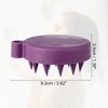 Unique Bargains Hair Scalp Massager Shampoo Brush 3.62"x3.07"x1.38" - 3 of 4