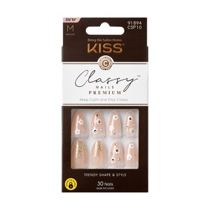 KISS Products Fake Nails - Gleamin - 31ct - 1 of 4