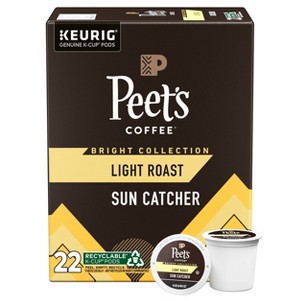 Peet's Sun Catcher Light Roast Coffee Keurig K-Cup Pods - 22ct/9.3oz - 1 of 4