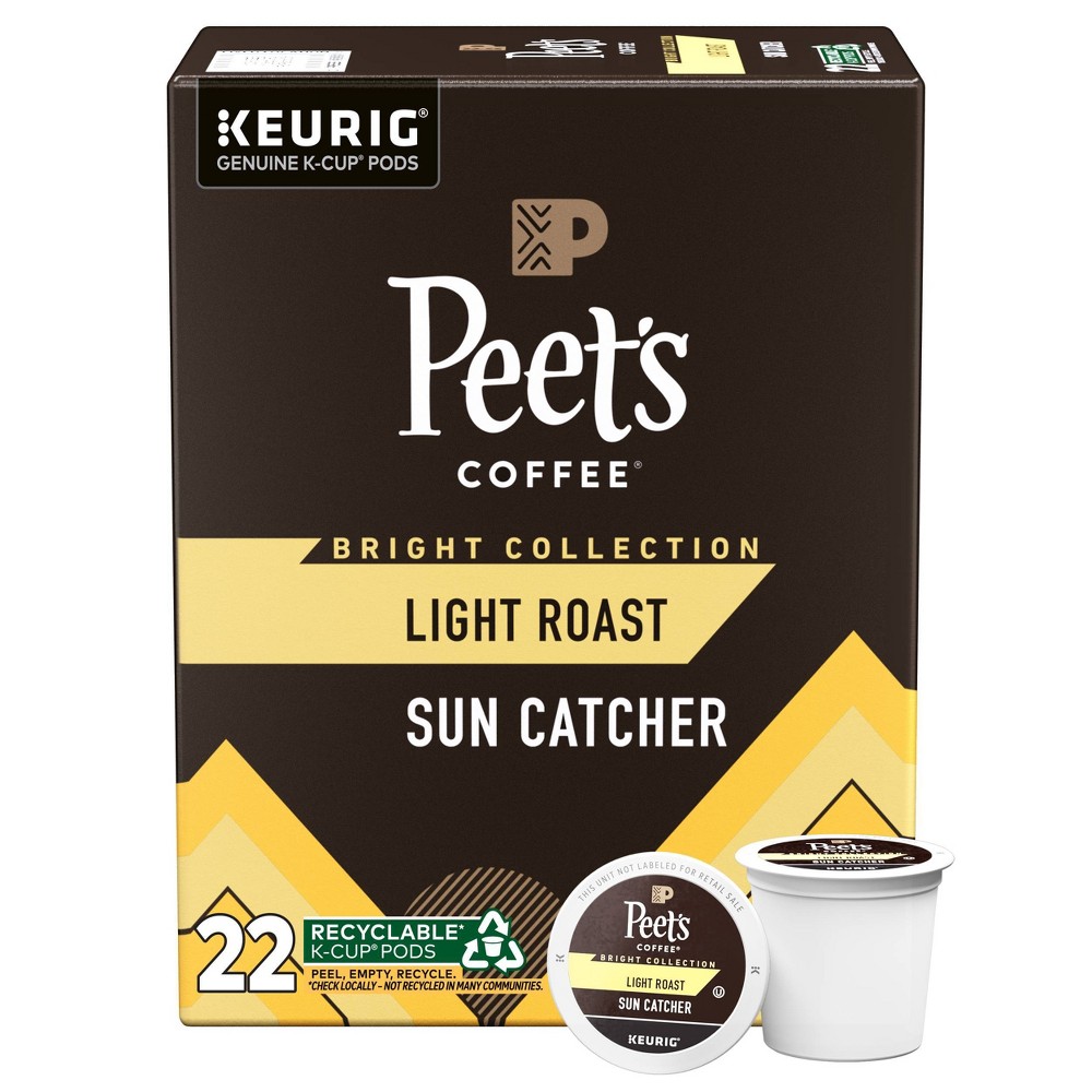 Peet's Sun Catcher Light Roast Coffee Keurig K-Cup Pods - 22ct/9.3oz