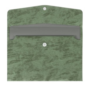 Unique Bargains Waterproof PU Leather File Folder with Button Closure 13.4" x 9.4" - 1 of 4