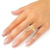 10k Yellow Gold 8mm Cursive Mom Filigree Ring - 2 of 4
