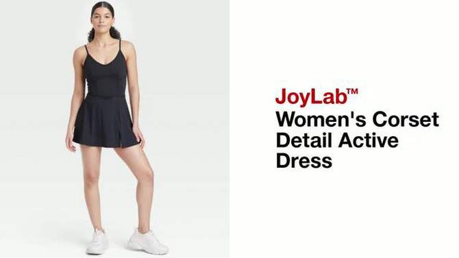 Women's Corset Detail Active Dress - JoyLab™, 2 of 12, play video