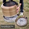 19" Smokeless Fire Pit,Stainless Steel Outdoor Fireplaces with Protective Cover - 4 of 4