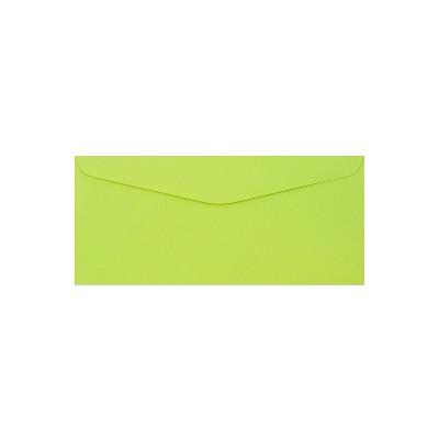 JAM Paper #9 Business Colored Envelopes 3.875 x 8.875 Ultra Lime Green 1532898