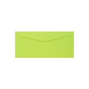 JAM Paper #9 Business Colored Envelopes 3.875 x 8.875 Ultra Lime Green 1532898 - 1 of 2