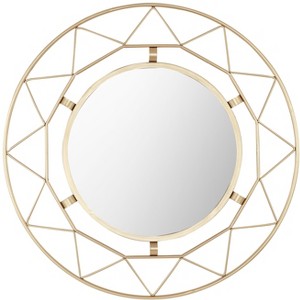 Cosria Mirror - 30" x 30" - MRR1053 - Gold - Safavieh - 1 of 4