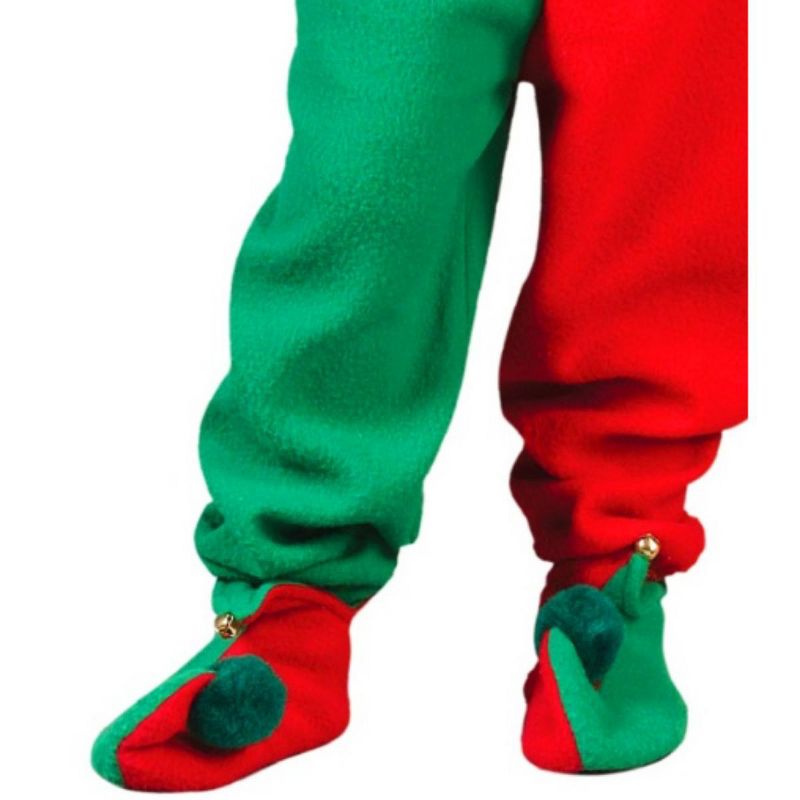 Fun World Red and Green Elf Plush Unisex Child Christmas Costume - Medium, 3 of 4