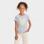 Girls' Short Sleeve Graphic T-Shirt - Cat & Jack™ Gray