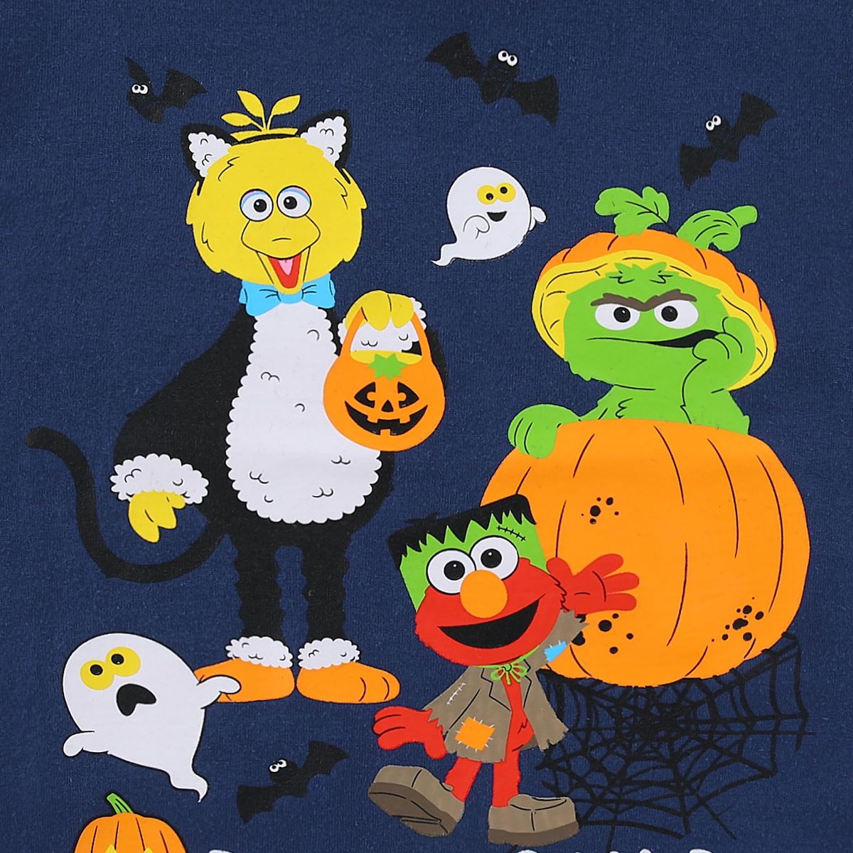 Sesame Street Baby Boys Halloween Short Sleeve T-Shirt for Infant and Toddler - thumbnail 3