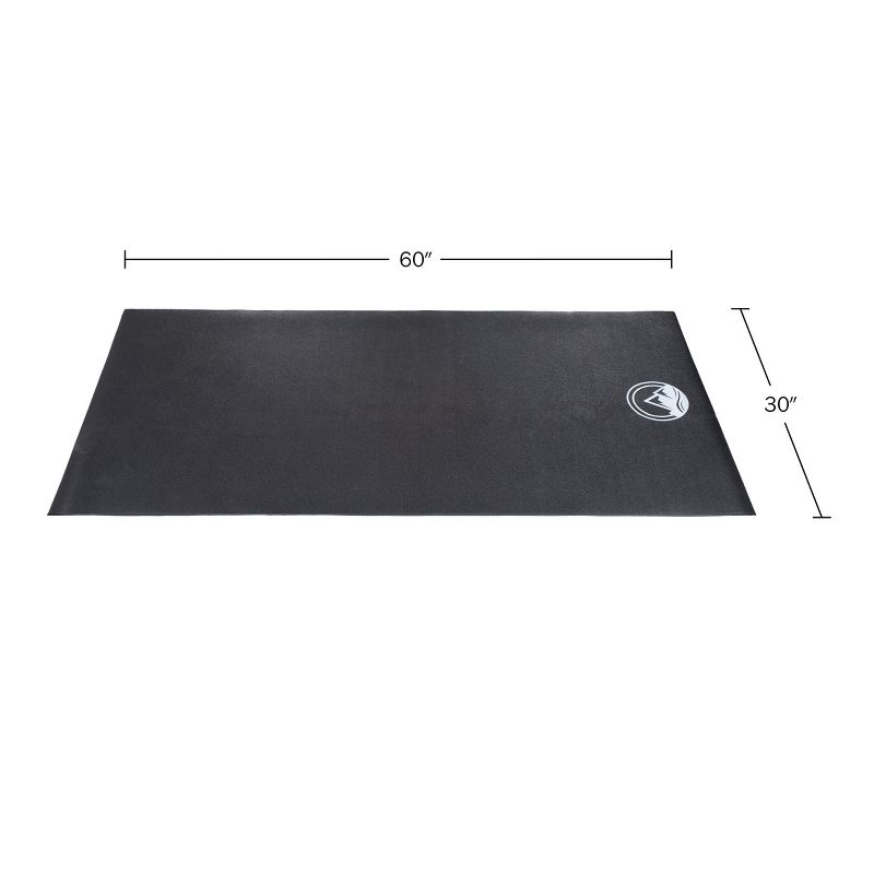 Exercise Bike Mat - 30x60in Non-Slip Waterproof Indoor Cycle or Treadmill Pad by Wakeman, 3 of 6