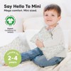 KeaBabies Mini Toddler Pillow with Pillowcase, 9x13 Small Pillow for Toddler, Soft Kids Pillow for Sleeping, Travel, Age 2-4 - 3 of 4
