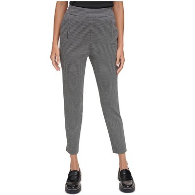 Calvin Klein Womens Split Hem Casual Trouser Pants