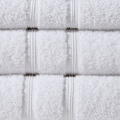 Aegean White Turkish Cotton 6-Piece Towel Set