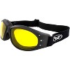 2 Pairs of Global Vision Eyewear Eliminator Safety Motorcycle Goggles with Yellow, Green Mirror Lenses - 3 of 4