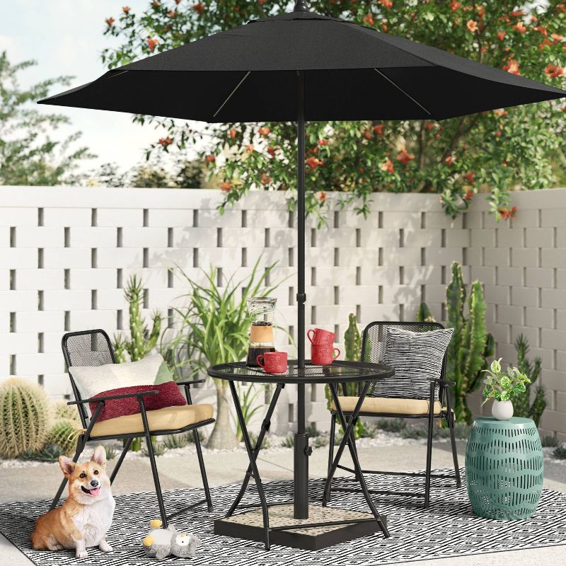 7.5' Round Outdoor Patio Market Umbrella - Room Essentials™, 3 of 9