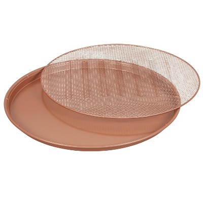 Wilton 16" Rose Gold Ceramic Pizza Pan