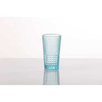 13oz 6pk Crystal Malolm  Ice Beverage Glasses Light Blue - Fortessa Tableware Solutions