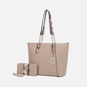 MKF Collection Ximena Women’s Tote Bag with matching Wristlet Wallet by Mia K - 1 of 3