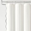 Lush Decor Coastal Chic Scallop Edge Shower Curtain - 3 of 4
