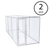 Lucky Dog 10 x 10 Foot Heavy Duty Outdoor Chain Link Dog Kennel w/ Door (2 Pack) - 2 of 4