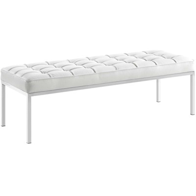 target leather bench