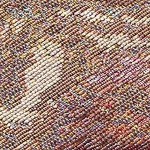 crimson, charcoal, ivory