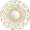 Zuo Glow Round Mirror Gold - 3 of 4