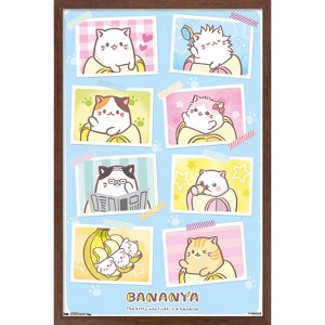 Trends International Bananya - Grid Framed Wall Poster Prints - 1 of 4