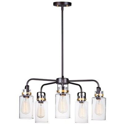 Maxim Lighting Magnolia 5 - Light Pendant in  Bronze/Gold