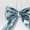 6.75" Christmas Metallic Bow Ornament Teal - Wondershop™ - 3 of 3
