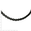Black Bow Jewelry 10mm Stainless Steel Black Plated Anchor Chain Necklace, 20 Inch - 2 of 4