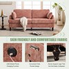 KTMBDW 68.9 Inch Loveseat Sofa with USB Charging Port, Modern 2-Seats Sofa for Living Room & Bedroom, Breathable Chenille Fabric - 4 of 4