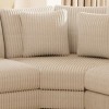 Whisen Modular Three-seat Corner Sofa with Wooden Frame - Cream & Beige - 3 of 4