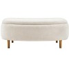 New Pacific Direct Leony Chenille Storage Bench - 4 of 4