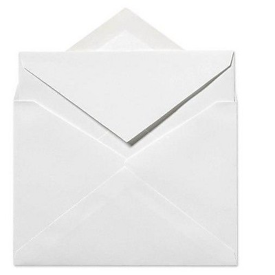LUX 6 x 8 1/4 Outer Envelopes 2 11/16 x 3 11/16 70lb. Bright White 72771-50