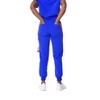 Valencia Jogger Scrub Pants for Petite Women | Medical Scrub Pants | Women's Jogger - Royal Blue - Large - 2 of 4