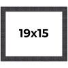 PosterPalooza | Distressed Brown Picture Frame - UV Acrylic, Backing Board, Hanging Hardware Included - 2 of 4