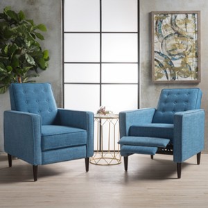 Set of 2 Mervynn Mid-Century Recliner - Christopher Knight Home - 1 of 4
