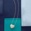 Ross-Simons 0.25 ct. t.w. Diamond Heart Pendant Necklace in 14kt Yellow Gold - 3 of 4