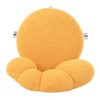 Vynxaria 360¡ã Swivel Height Adjustable Teddy Fabric Chair ¨C Ergonomic Home Office Seating - 4 of 4