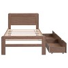 Cesicia Twin Size Platform Bed Frame with 2 Drawers - 4 of 4